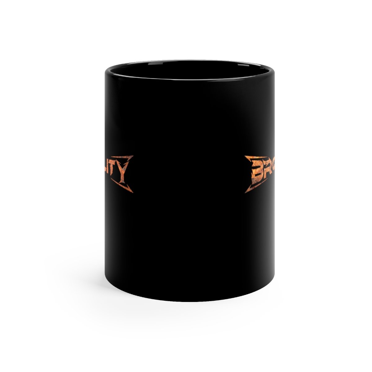 Brotality Rust Logo Black mug 11oz