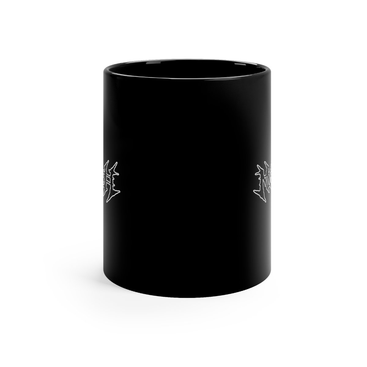 Melech Black Logo Black mug 11oz