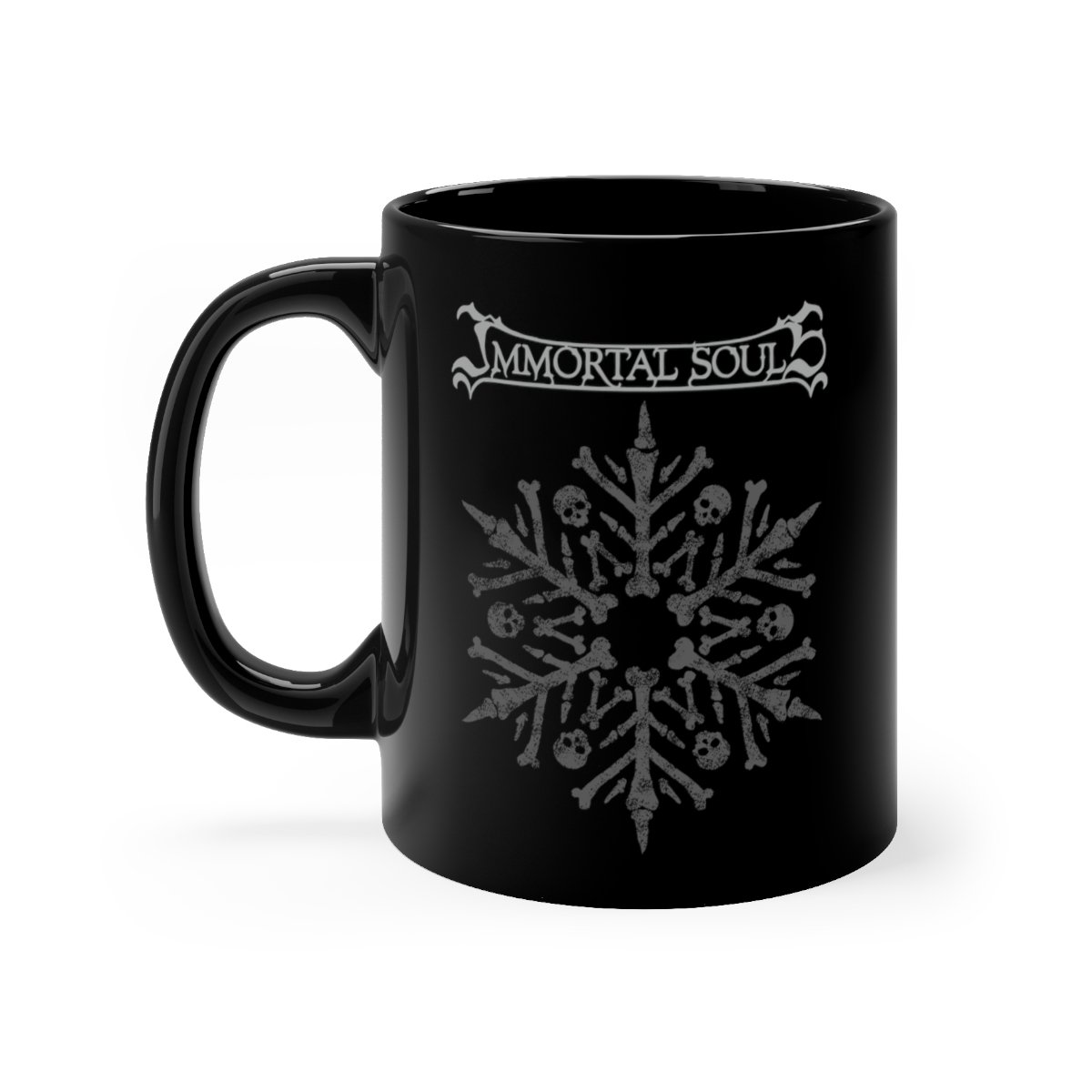 Immortal Souls Skullflake Black mug 11oz