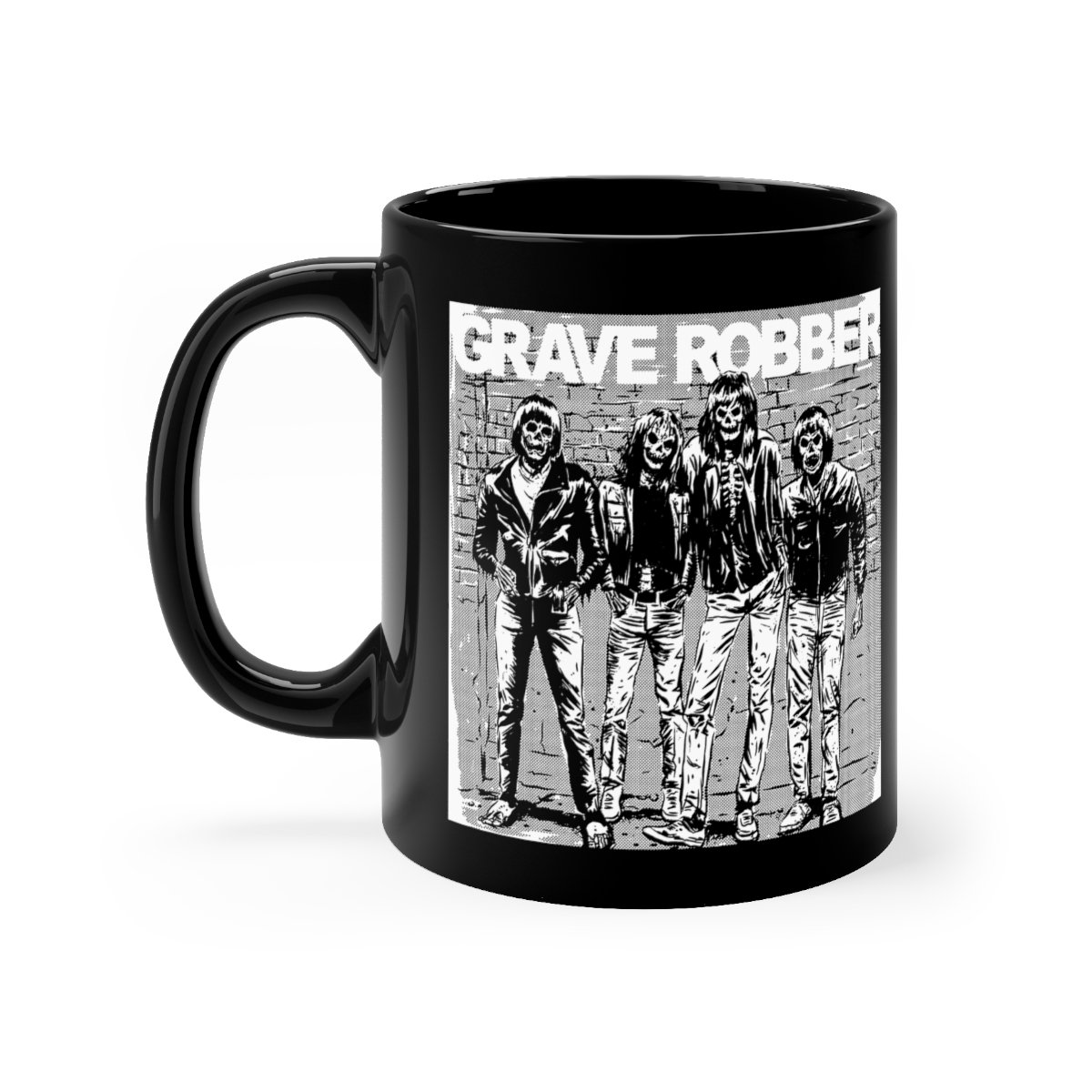 Grave Robber “Ramones” Black mug 11oz