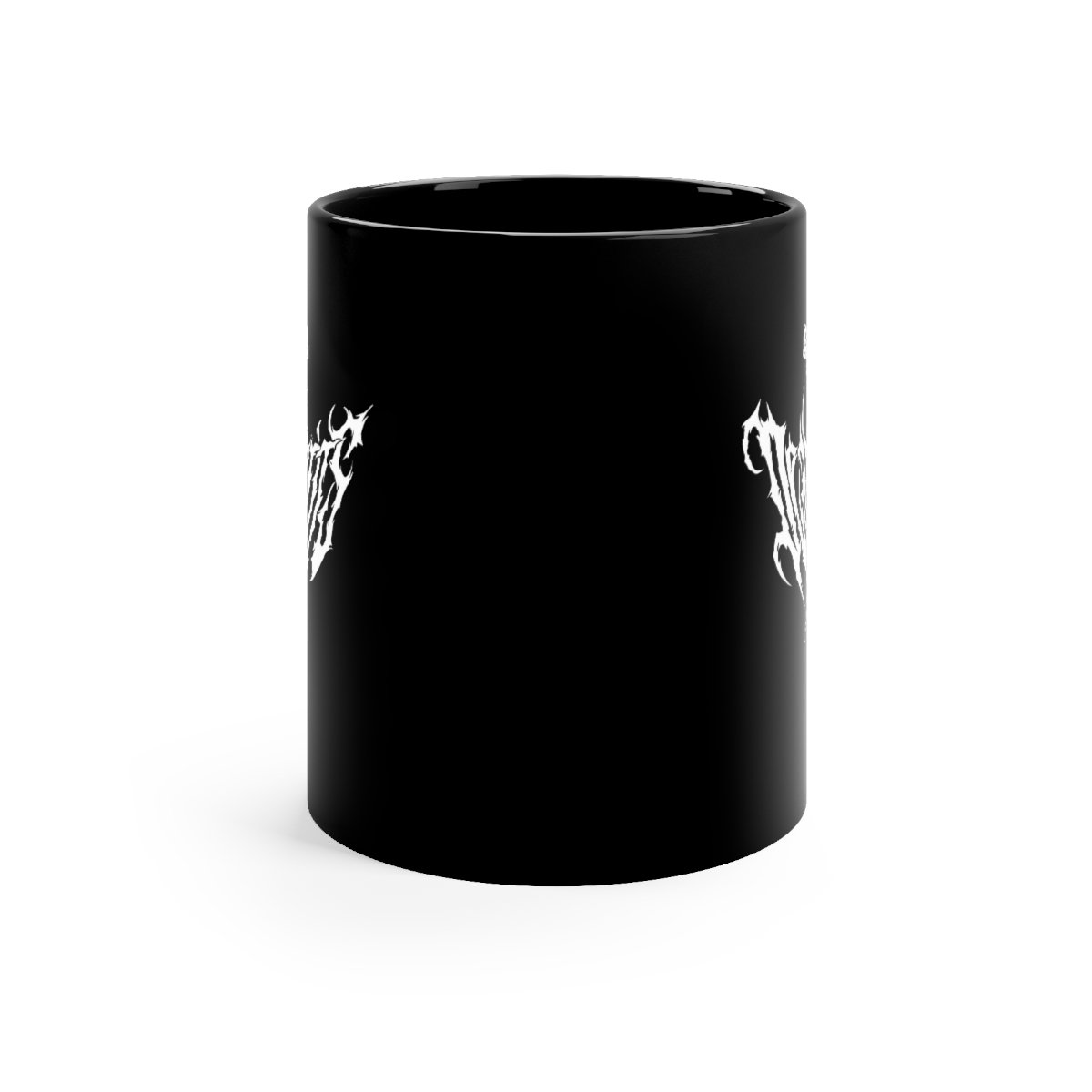 Deathmerits logo  11oz Black mug