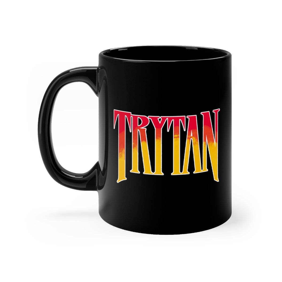 Trytan Logo Sylentiger Era Black mug 11oz
