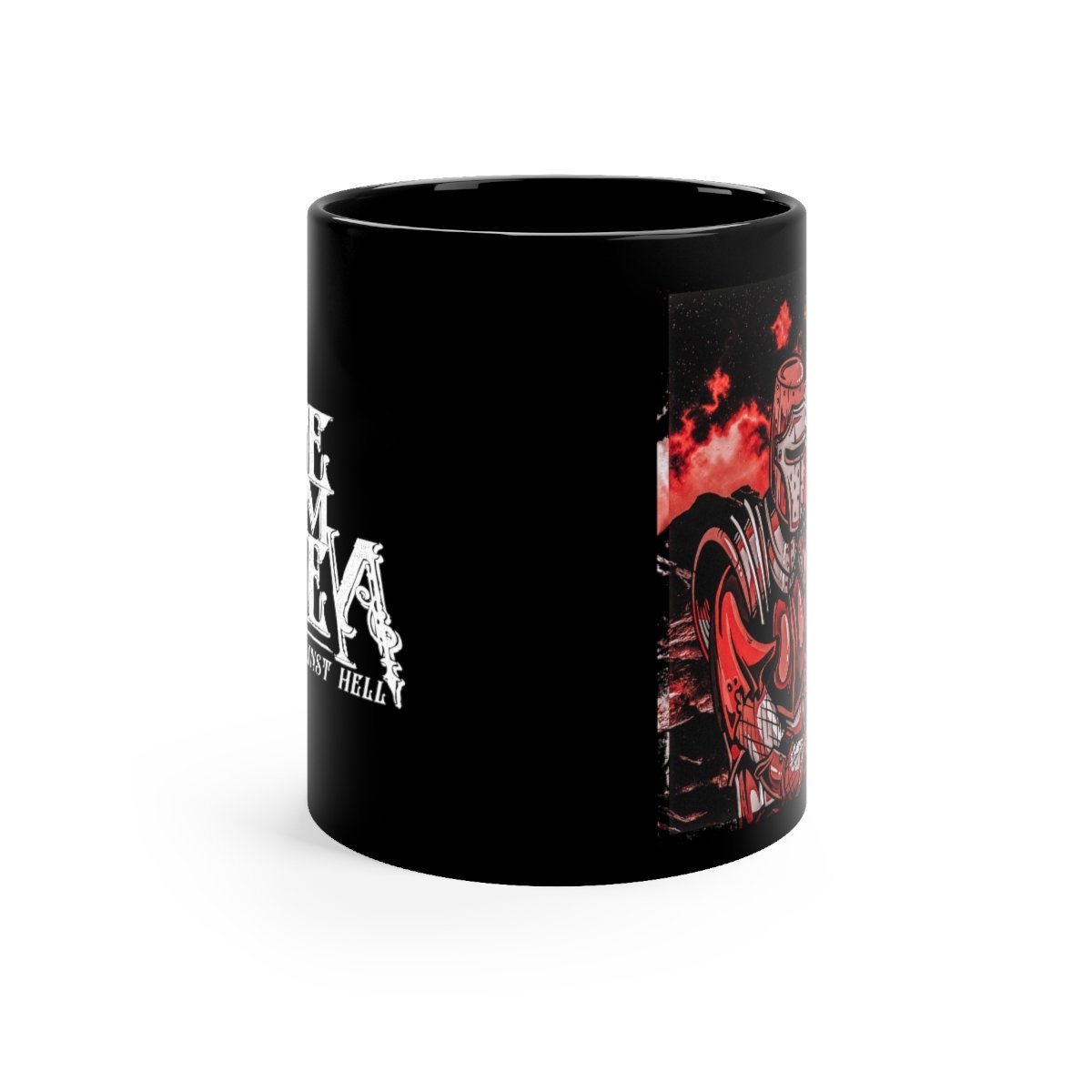 Fire From Heaven – The Crusades Against Hell Black mug 11oz
