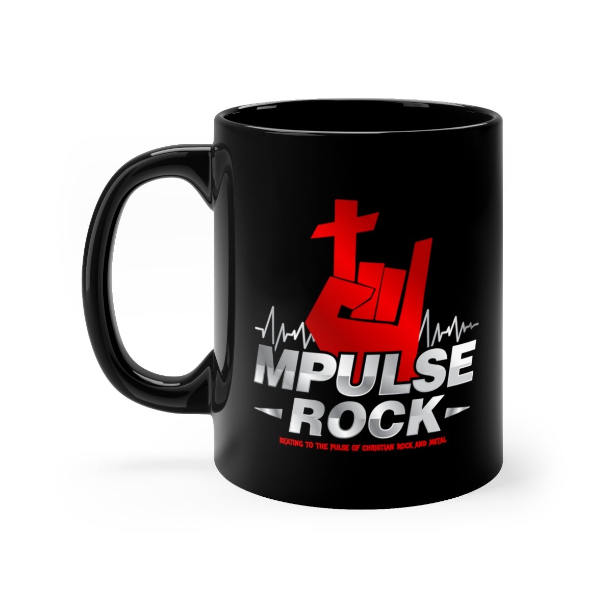 MPulse Rock 11oz Black mug