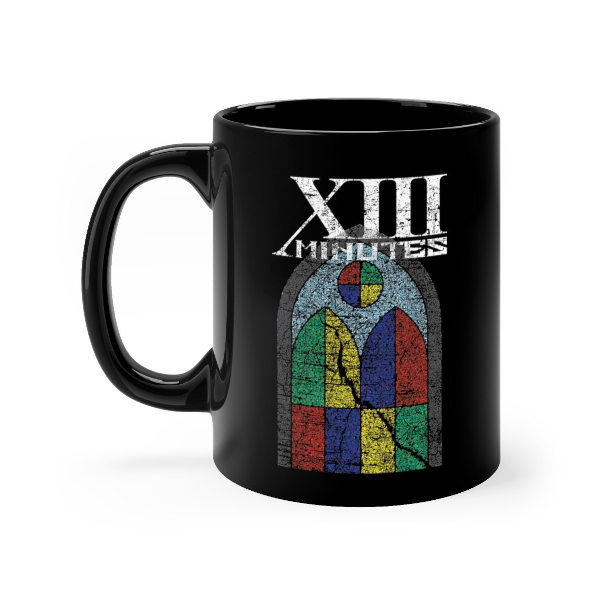 XIII Minutes – Fragile 11oz Black mug