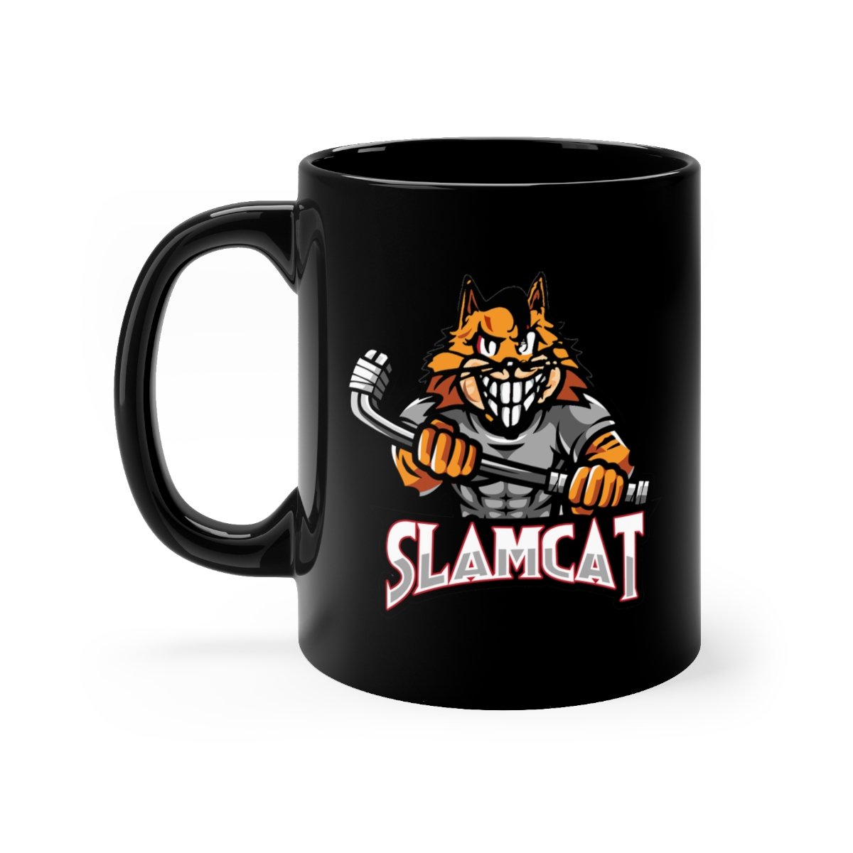 Slamcat 11oz Black mug
