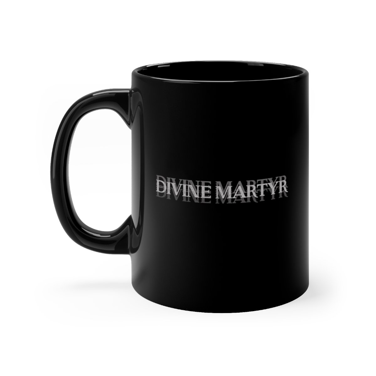 Divine Martyr Trinity Black mug 11oz