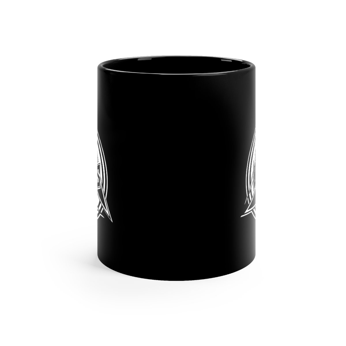 Wanus – Black Logo 11oz Black mug