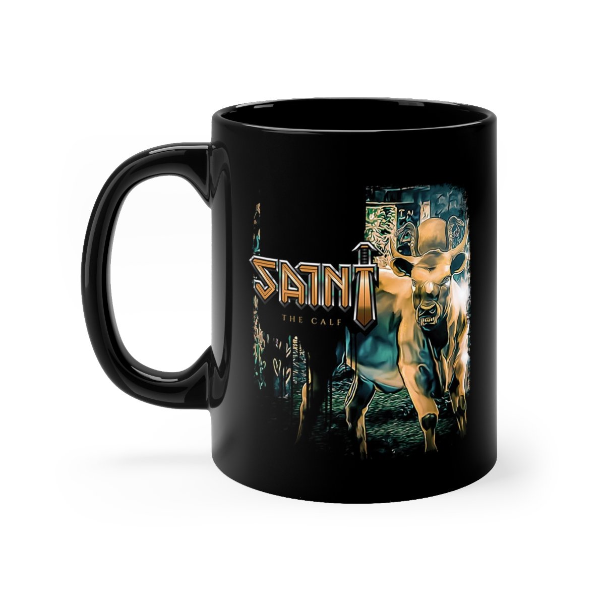 Saint – The Calf Black mug 11oz