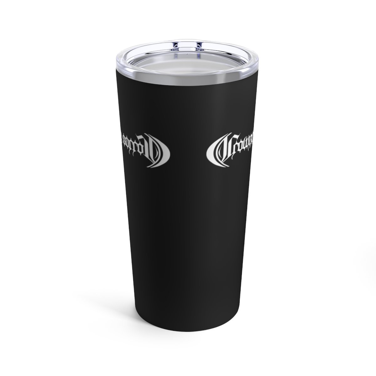 Crowned in Sorrow White Logo 20oz Stainless Steel Tumbler