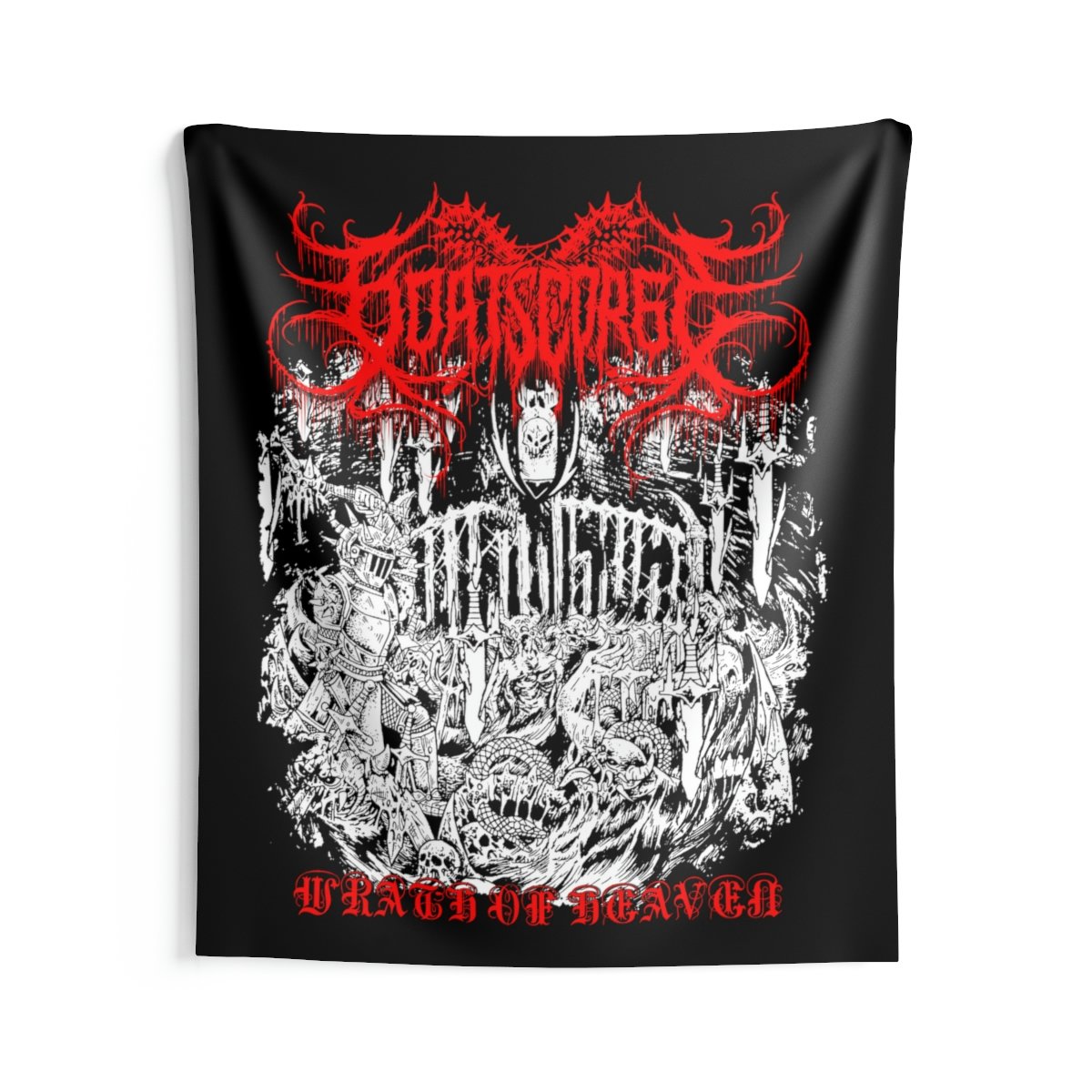 Goatscorge – Wrath of Heaven Indoor Wall Tapestries