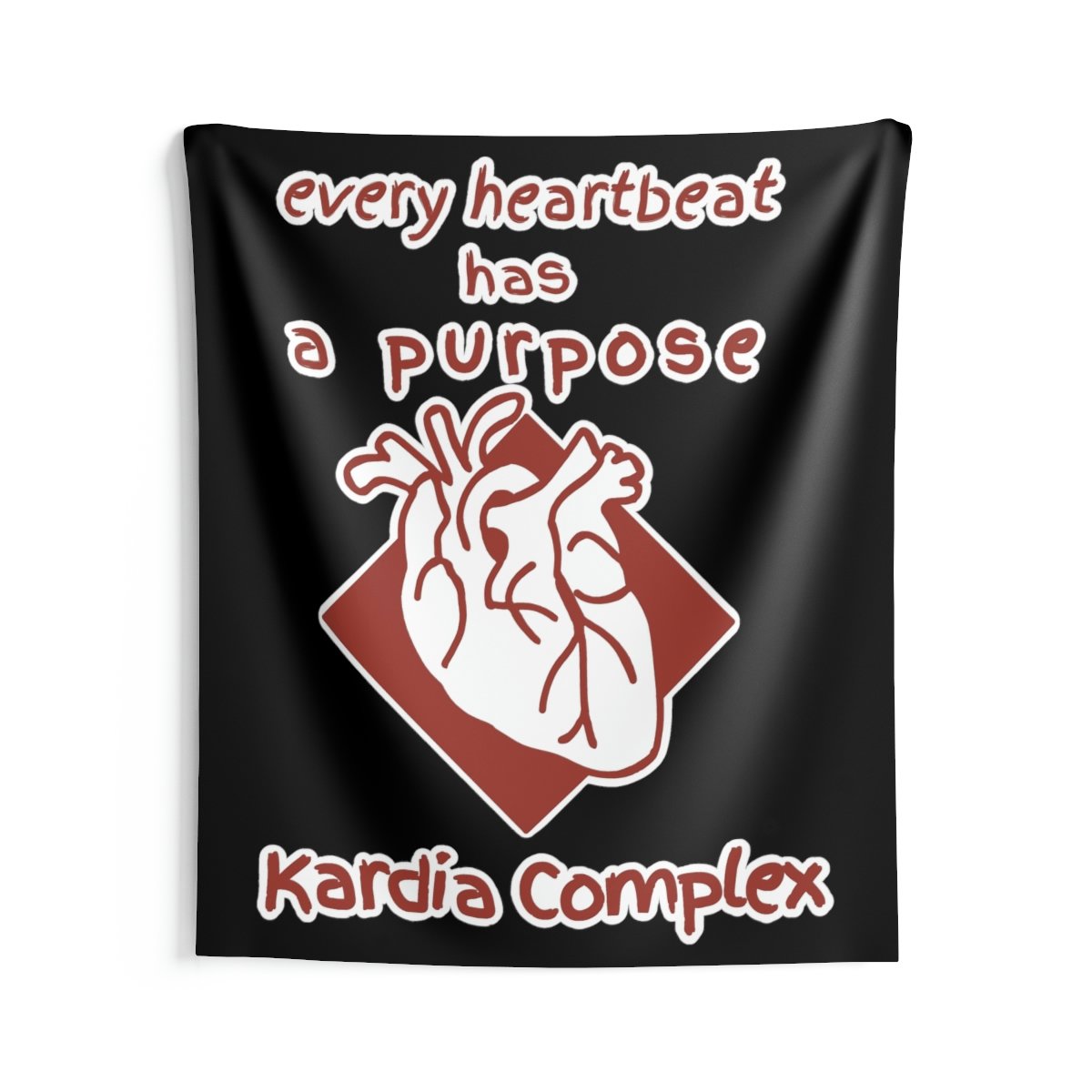 Kardia Complex – Every Heartbeat Indoor Wall Tapestries