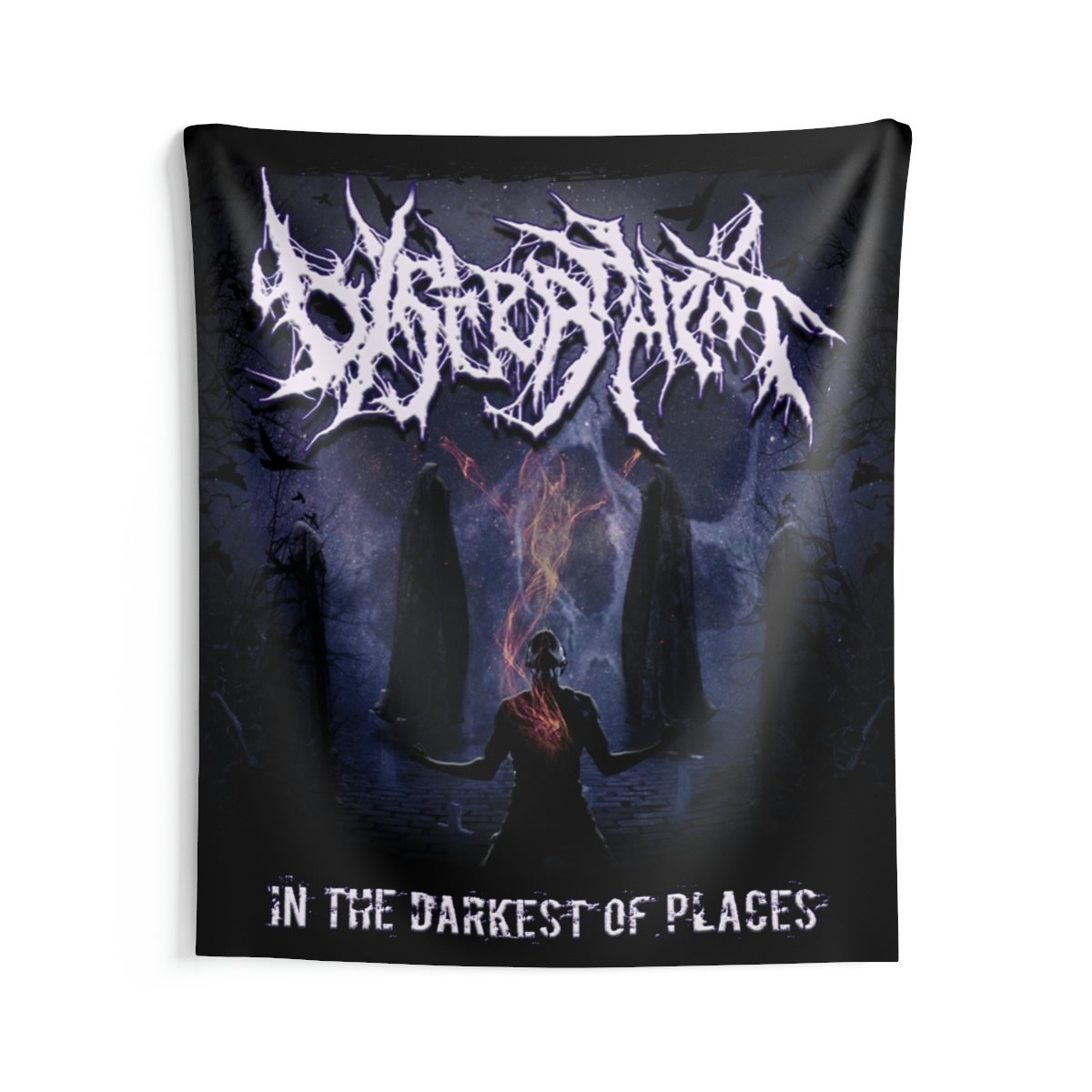 Discernment – In the Darkest of Places Indoor Wall Tapestries
