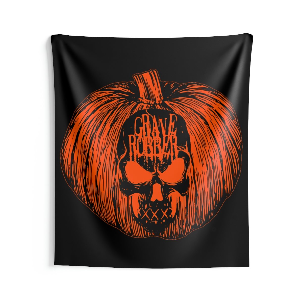 Grave Robber Pumpkin Limited Edition Indoor Wall Tapestries