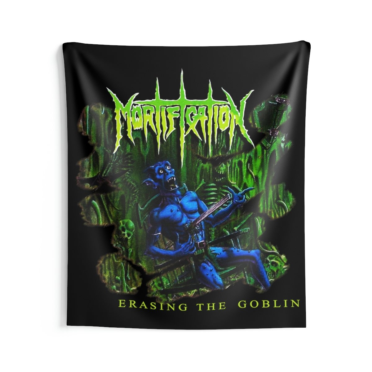 Mortification – Erasing the Goblin Indoor Wall Tapestries