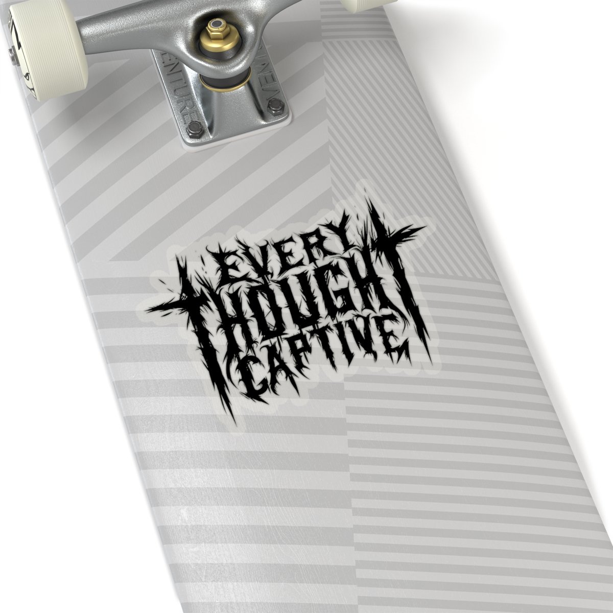 Every Thought Captive (Black) Die Cut Stickers