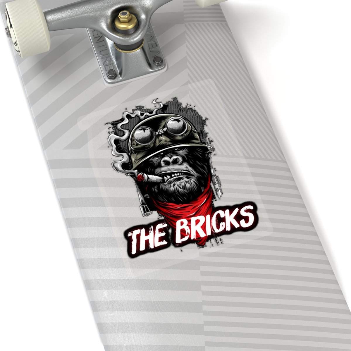 The Bricks – Gorilla Black Logo Die Cut Stickers
