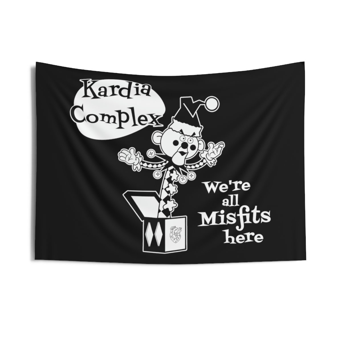 Kardia Complex – We’re All Misfits Here Indoor Wall Tapestries
