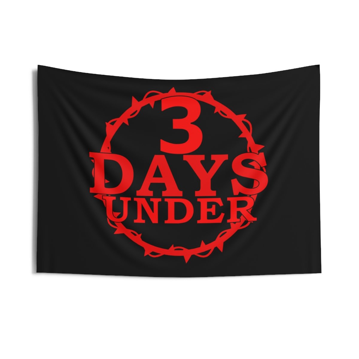 3 Days Under Logo Indoor Wall Tapestries