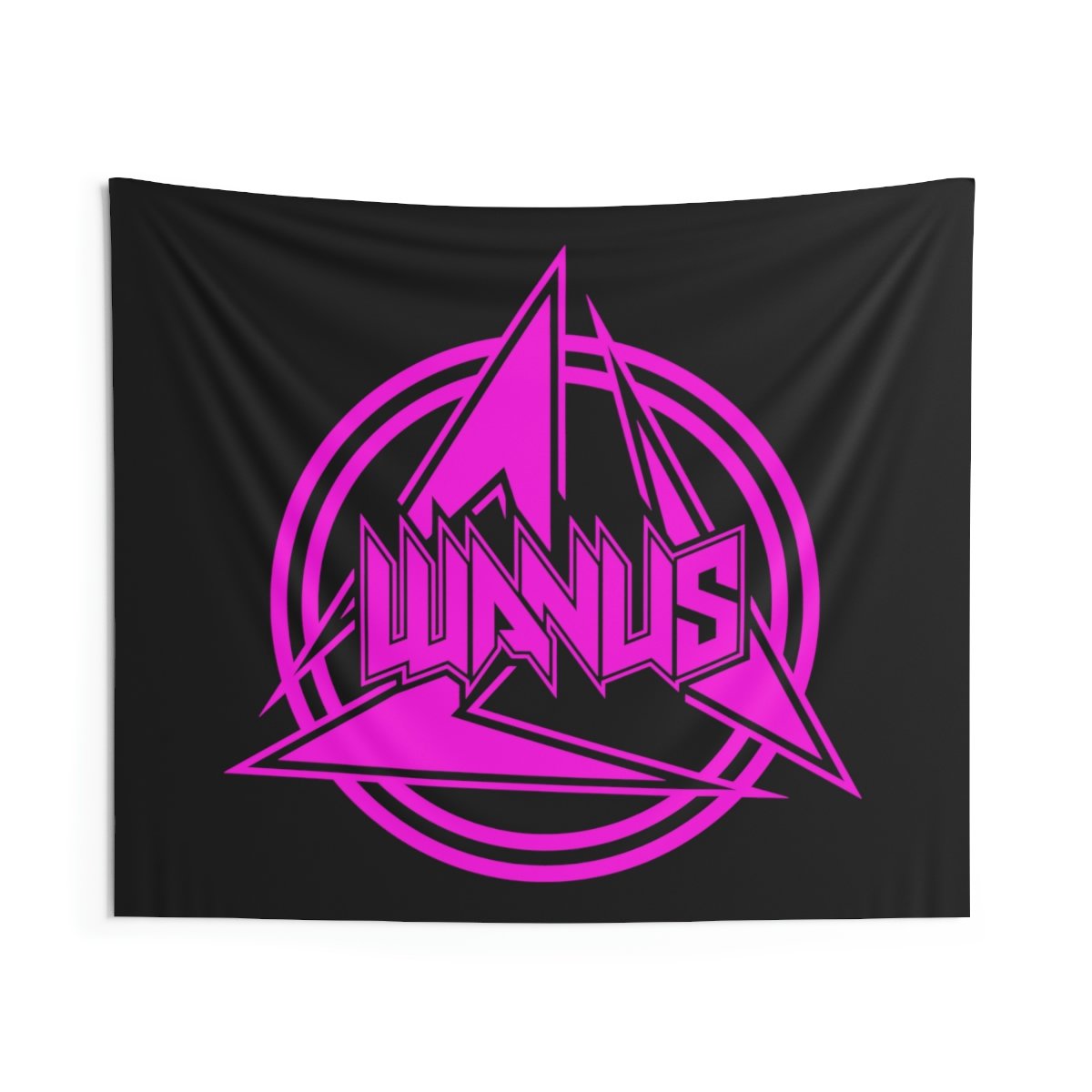 Wanus – Pink Logo Indoor Wall Tapestries