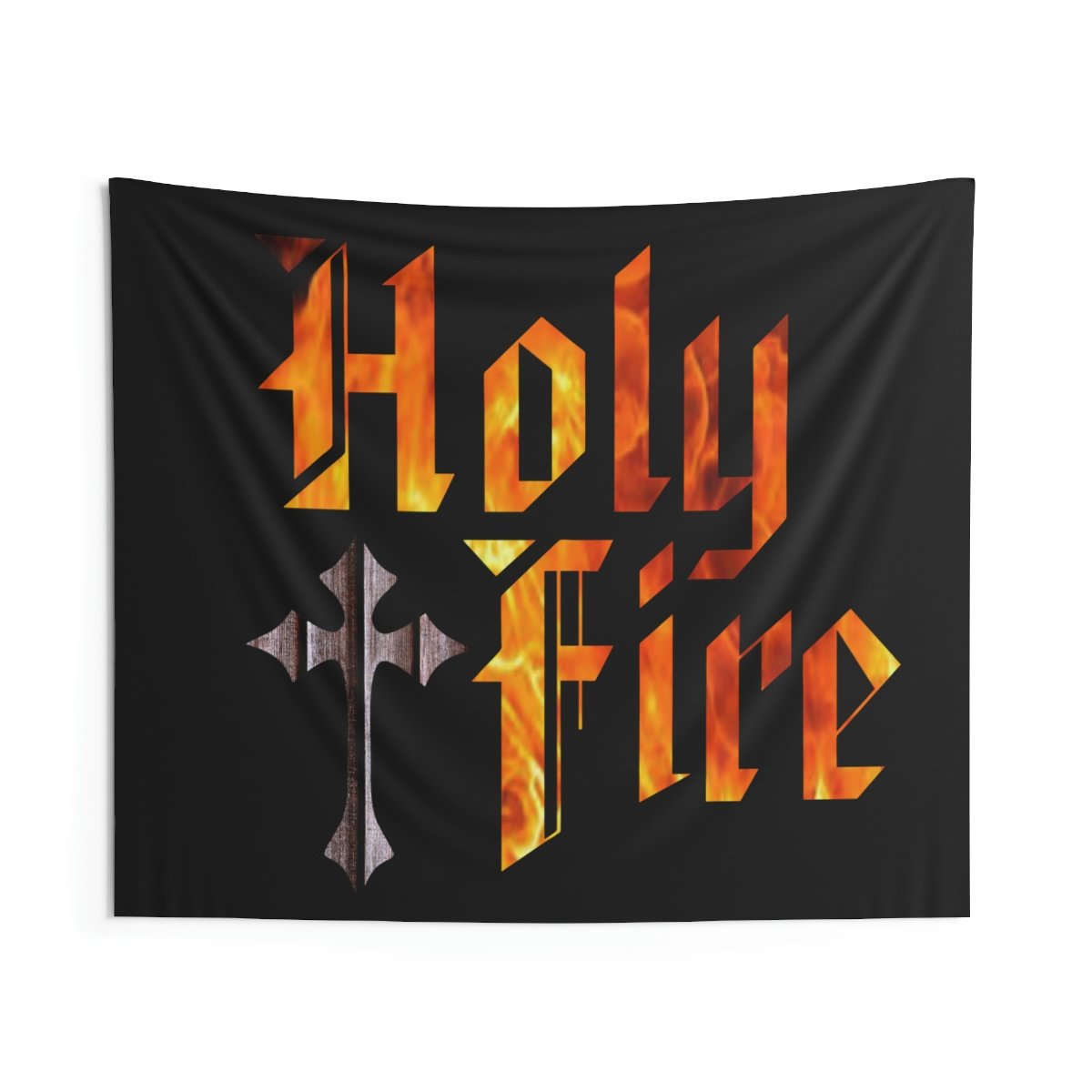 Holy Fire Logo Indoor Wall Tapestries