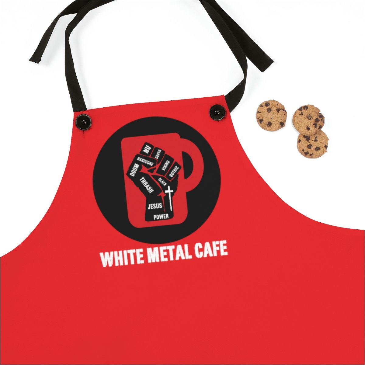 Metal House – White Metal Cafe Apron