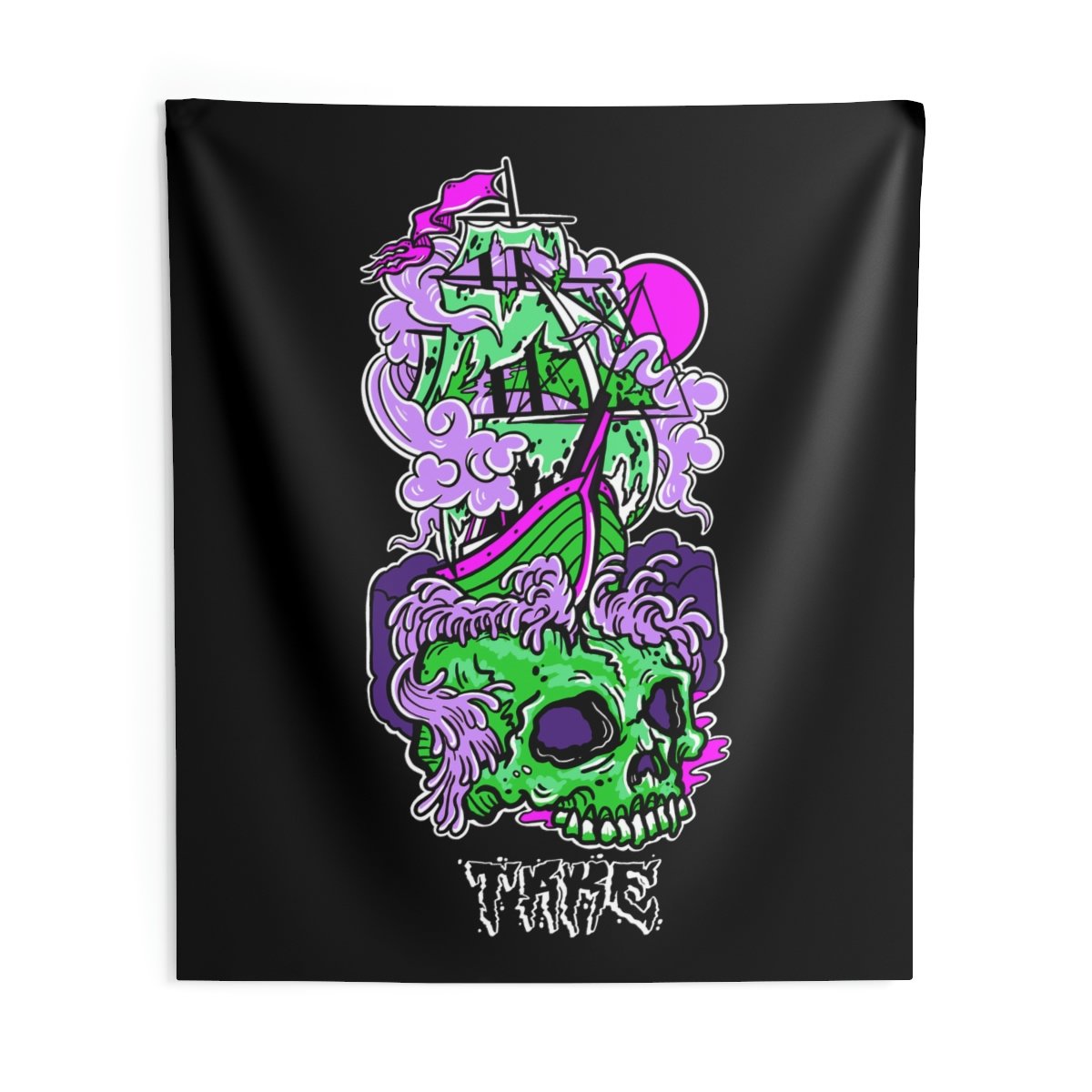 Take – Pirate Ship Indoor Wall Tapestries