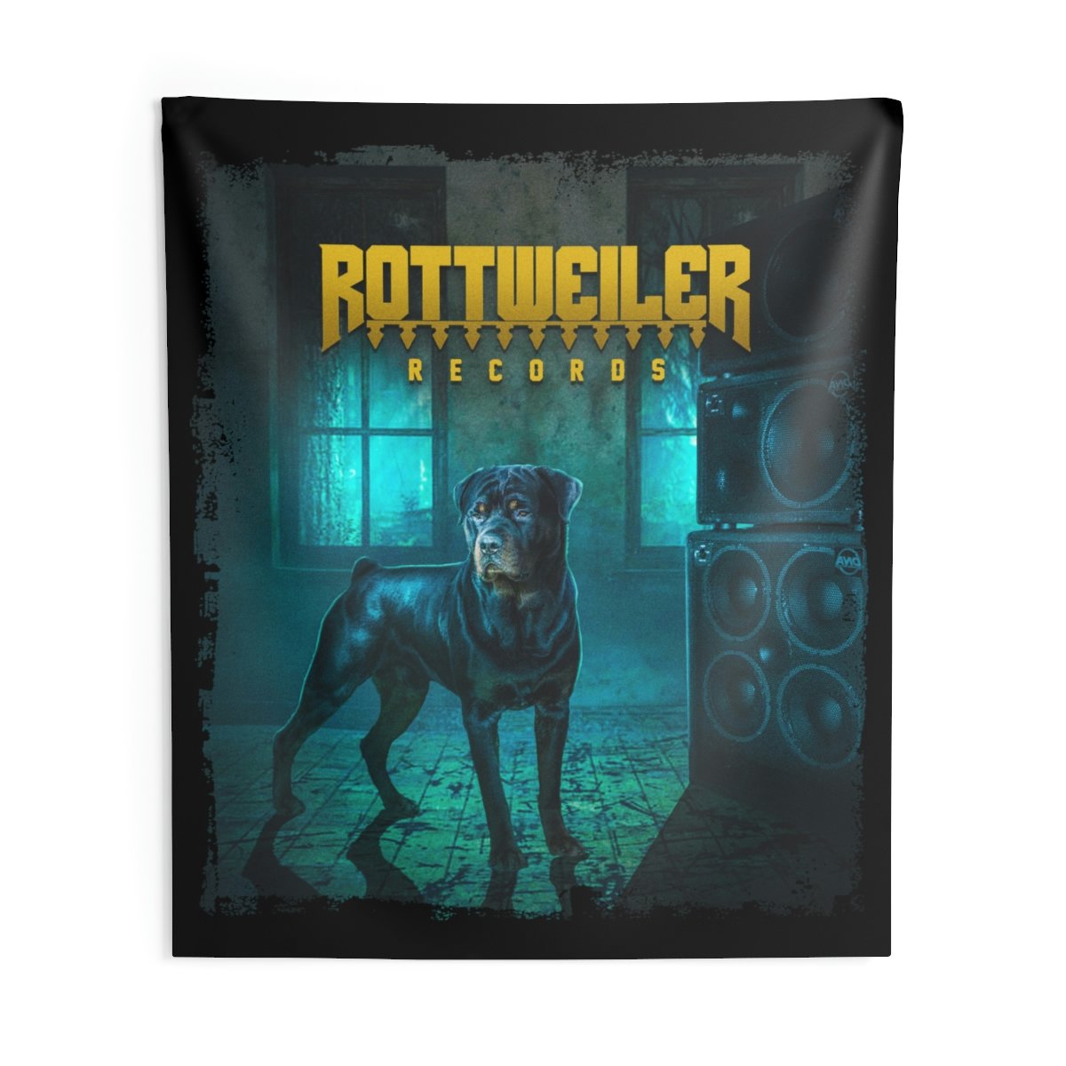 Rottweiler Records 3 Indoor Wall Tapestries