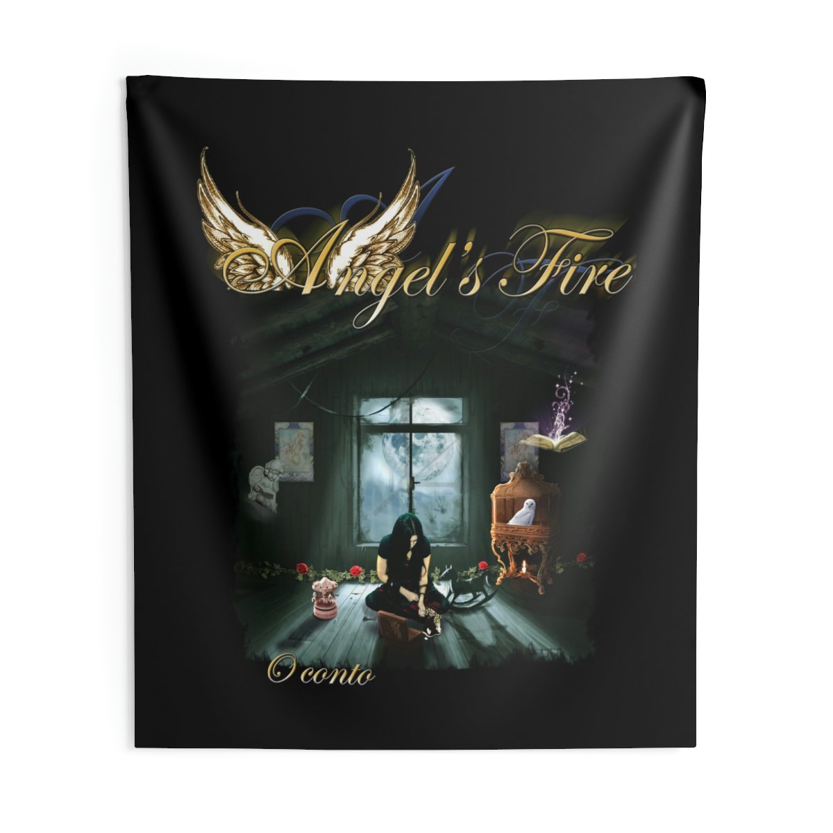 Angel’s Fire – O Conto Indoor Wall Tapestries
