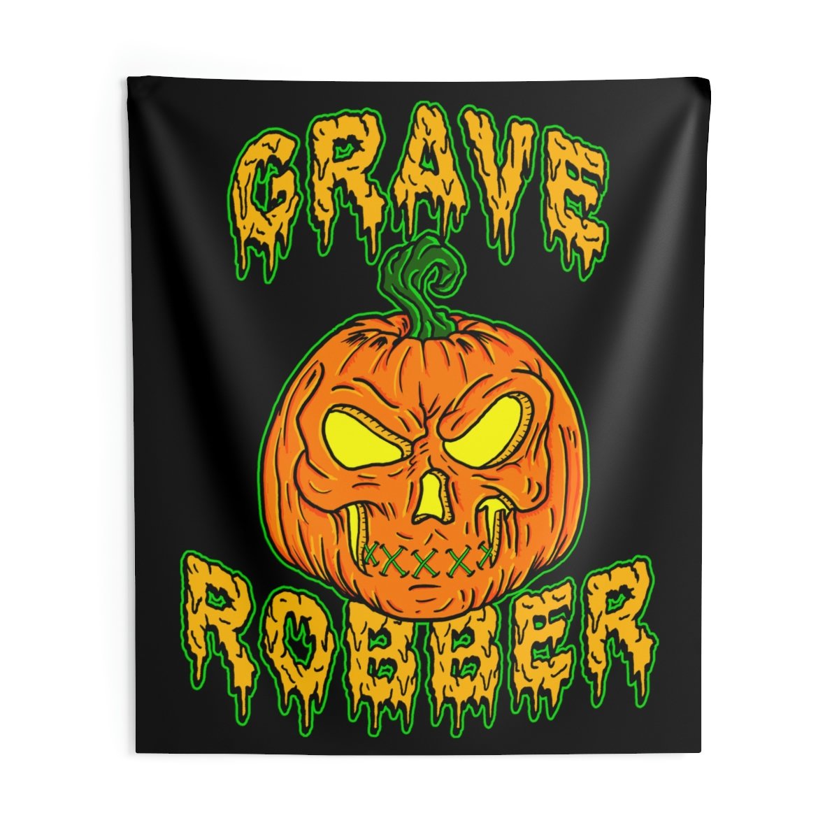 Grave Robber Pumpkin 2021 Version Indoor Wall Tapestries