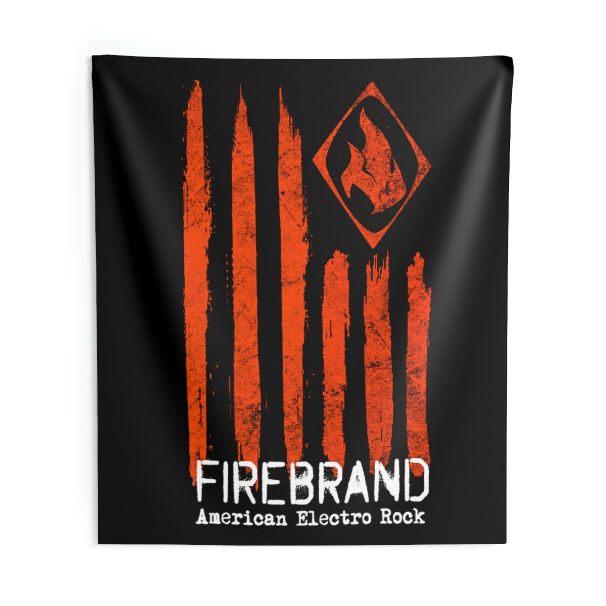 Firebrand American Electro Rock Indoor Wall Tapestries