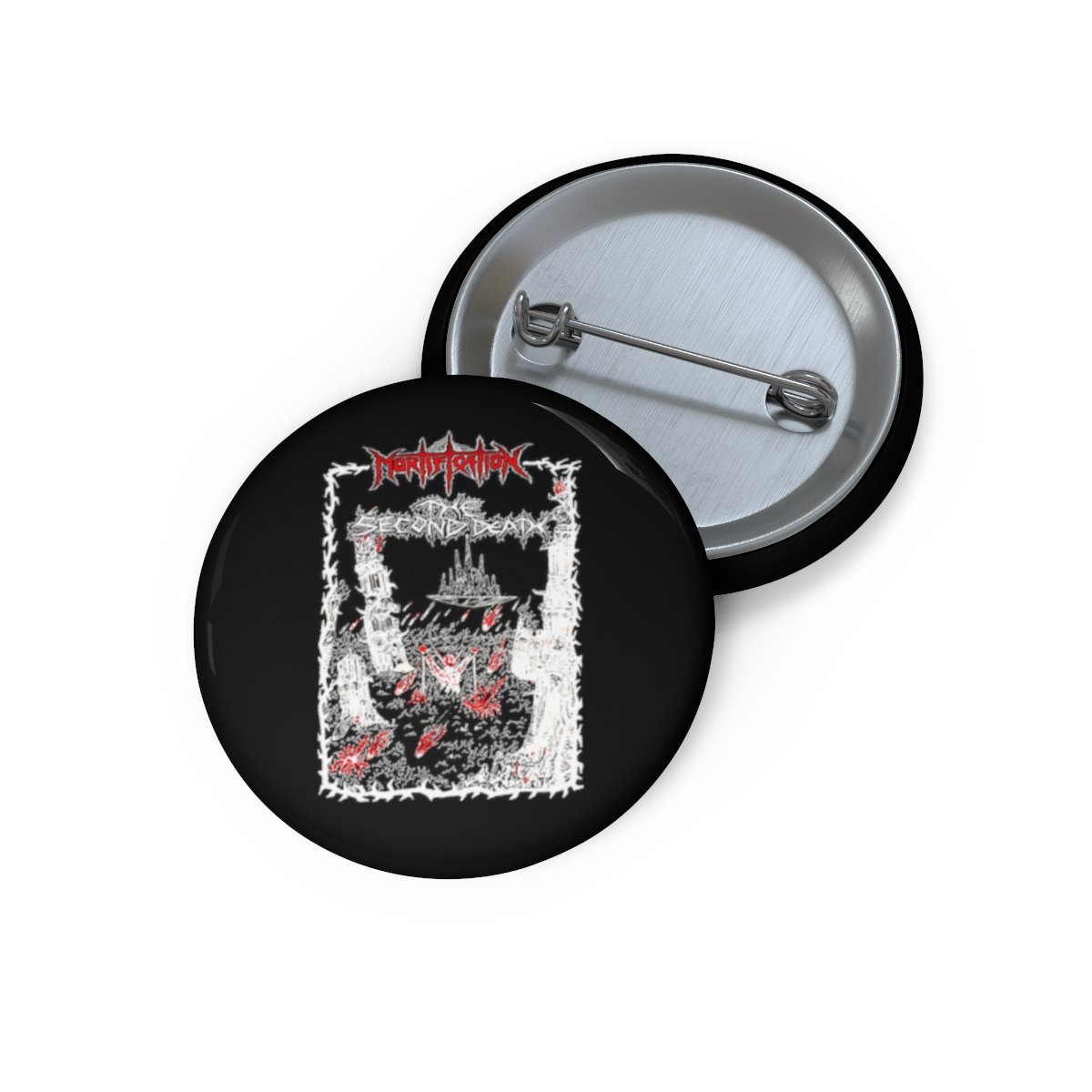 Mortification – The Second Death Pin Buttons