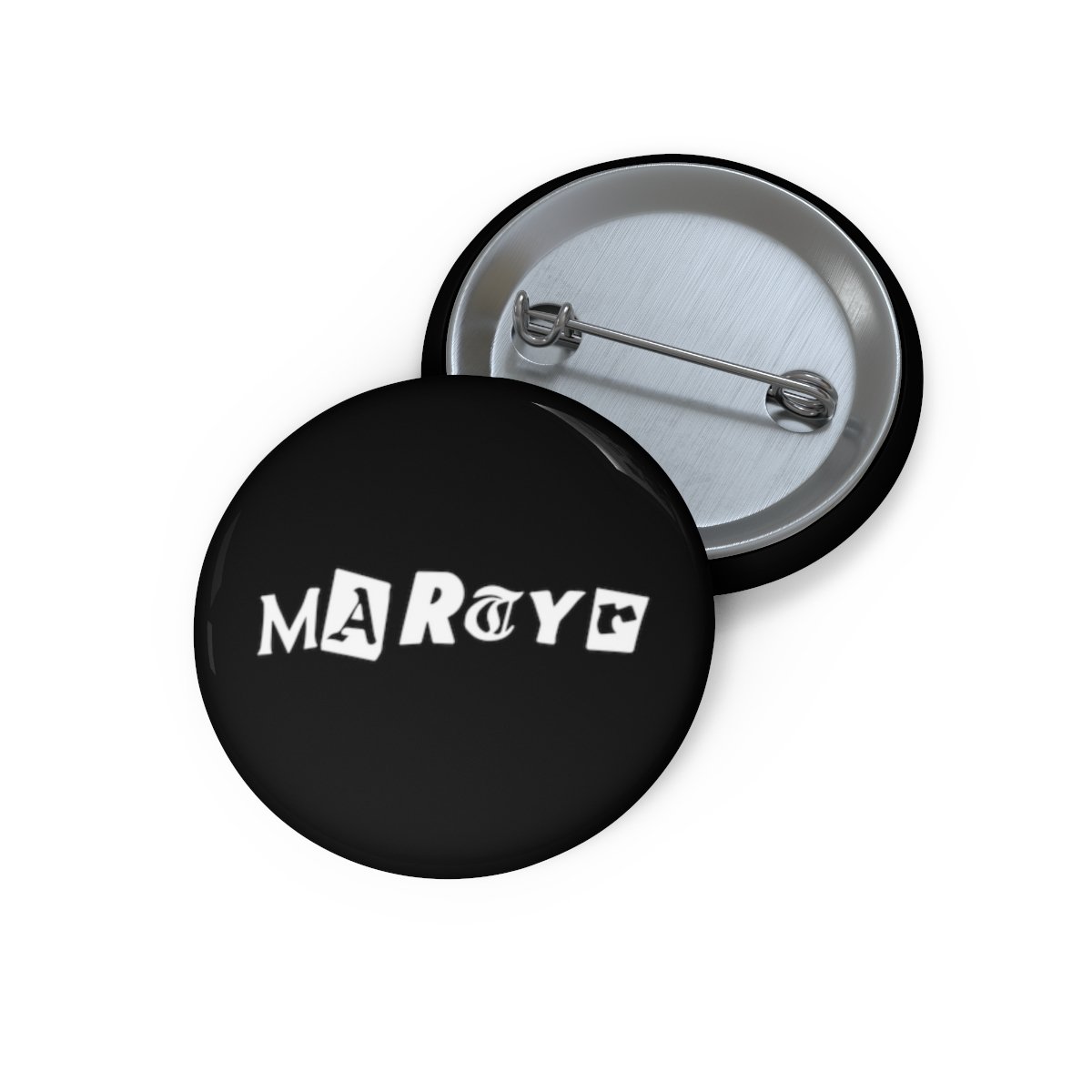 Martyr Ransom Logo Pin Buttons