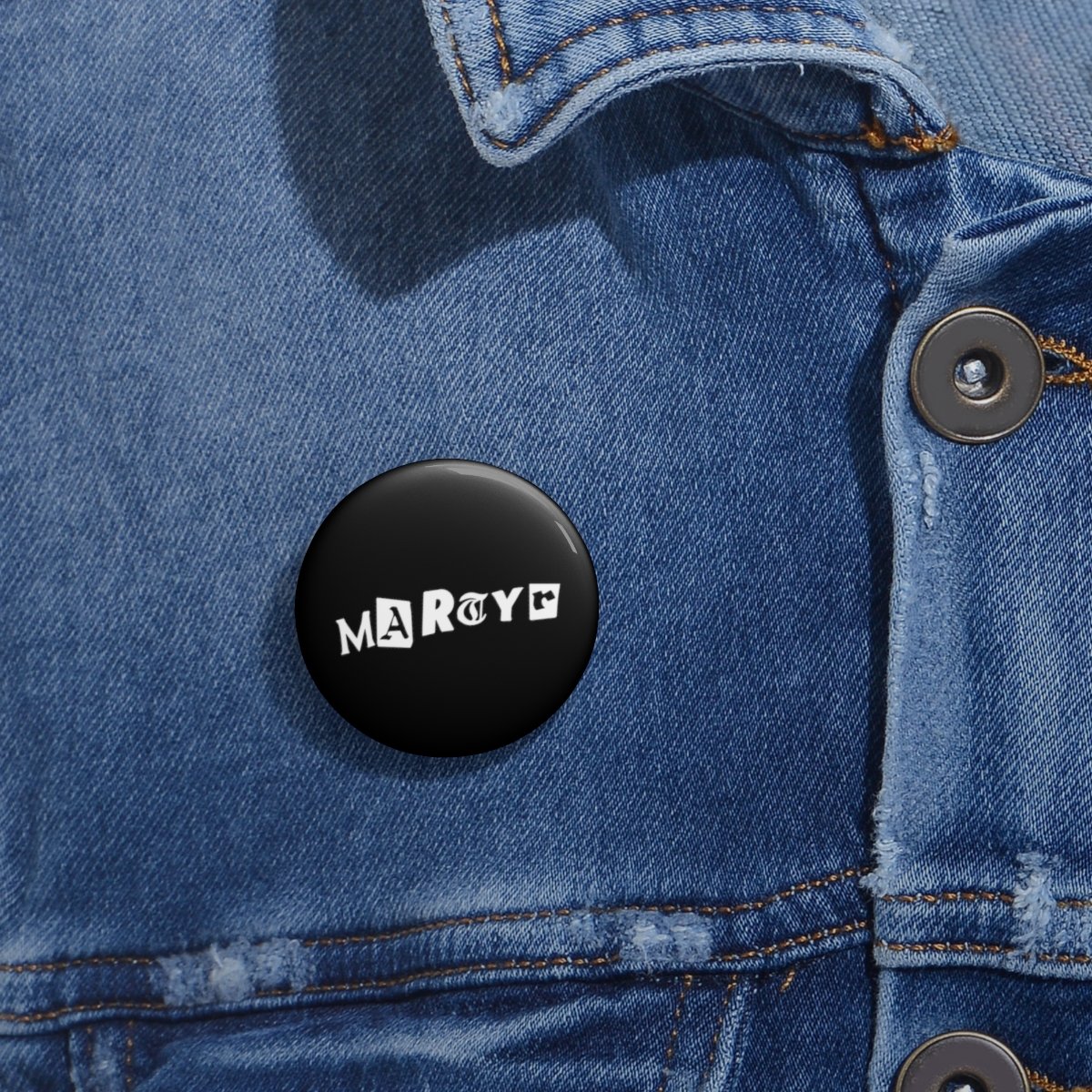 Martyr Ransom Logo Pin Buttons