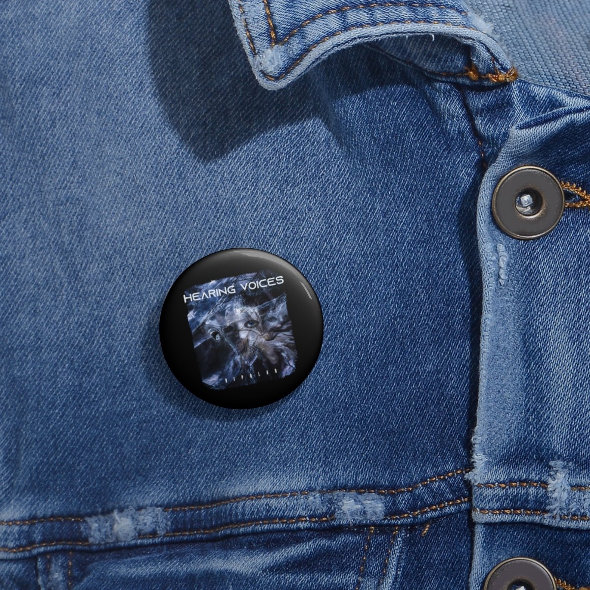 Hearing Voices – Bipolar Pin Buttons