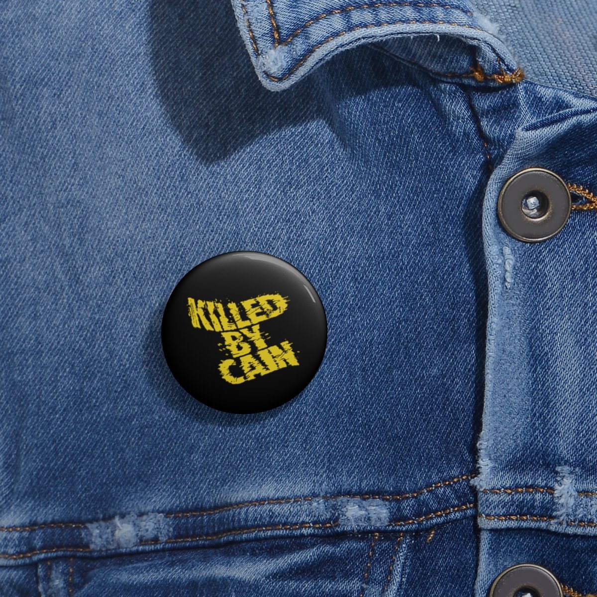 Killed By Cain Logo Pin Buttons
