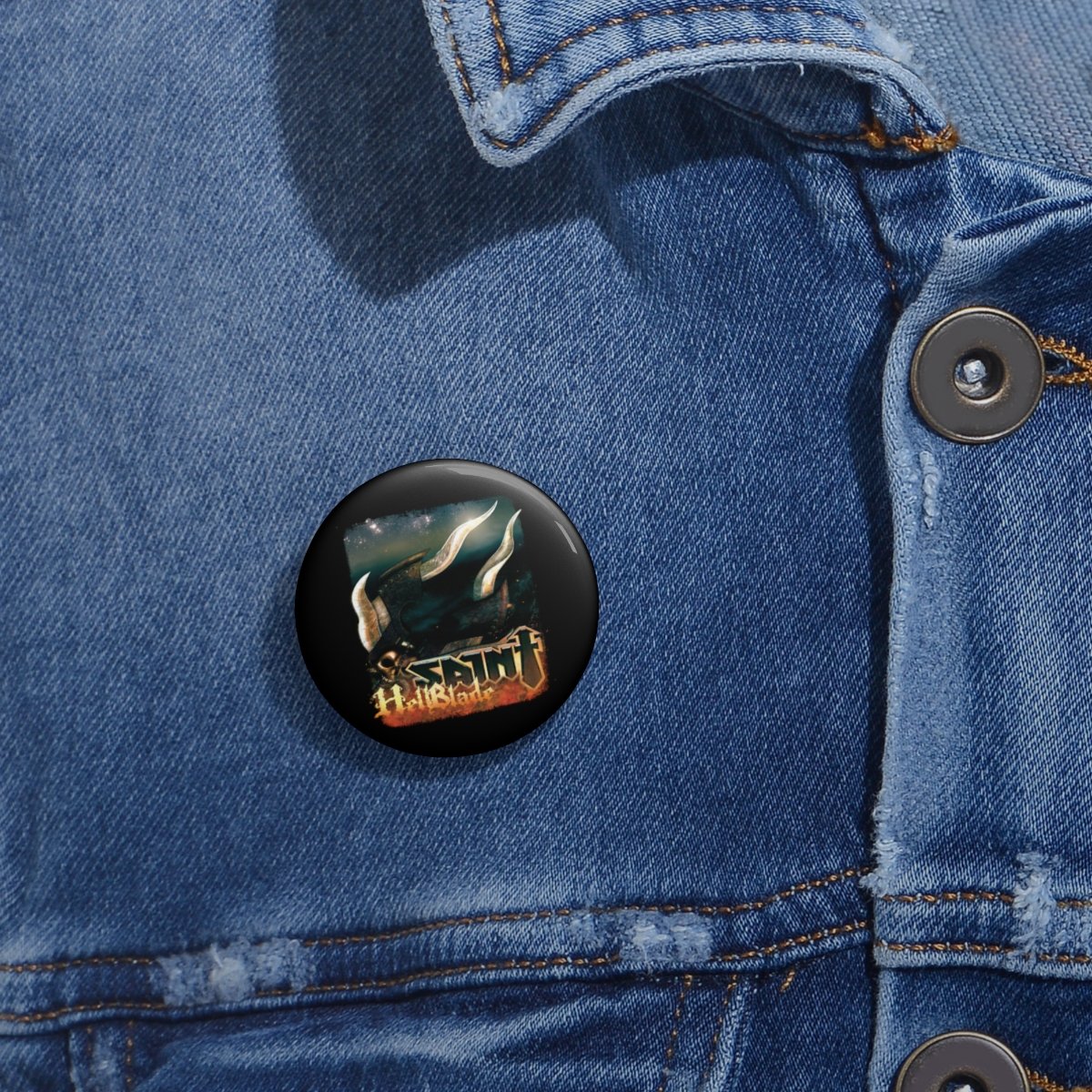 Saint – Hellblade Pin Buttons