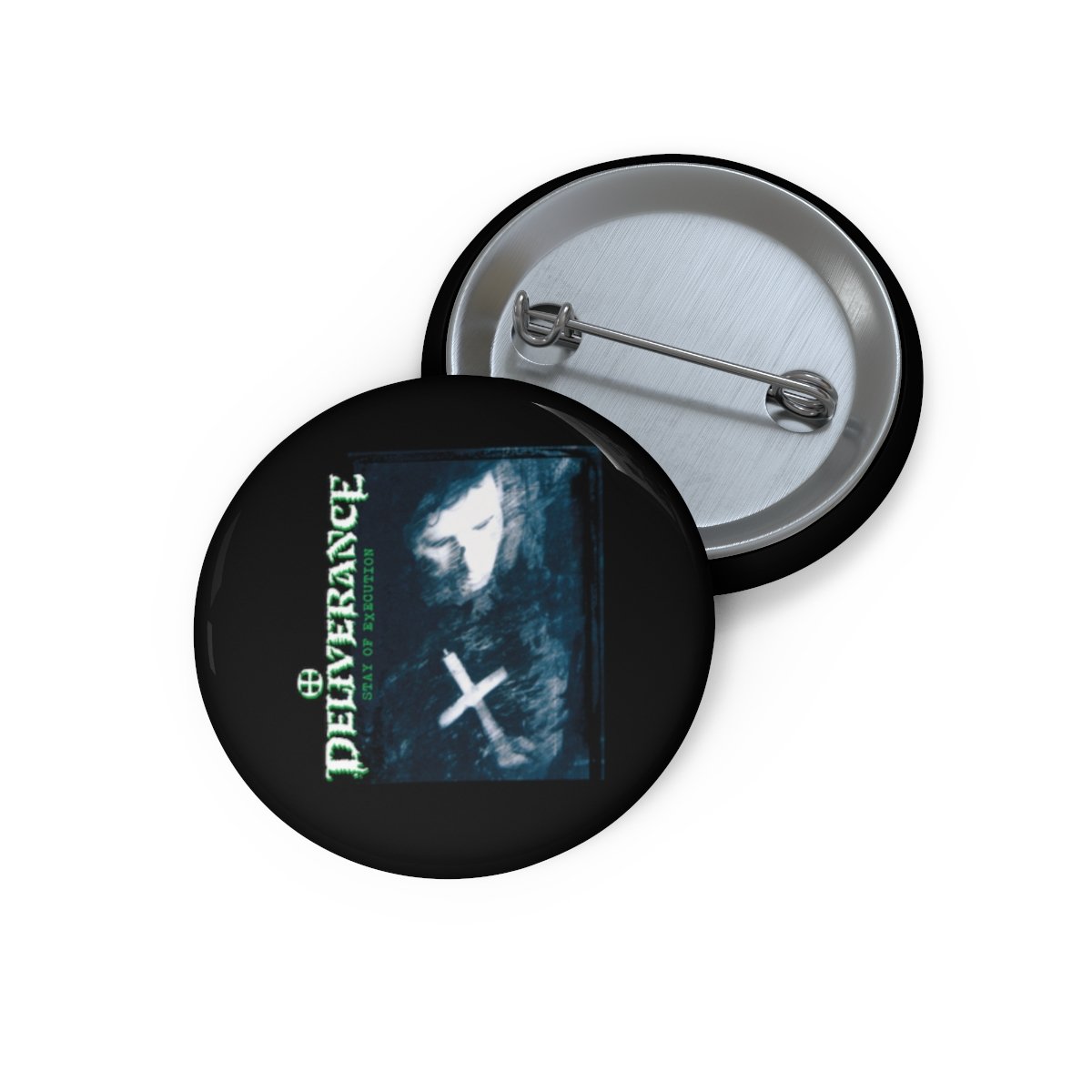Deliverance – Stay of Execution (Dark) Pin Buttons