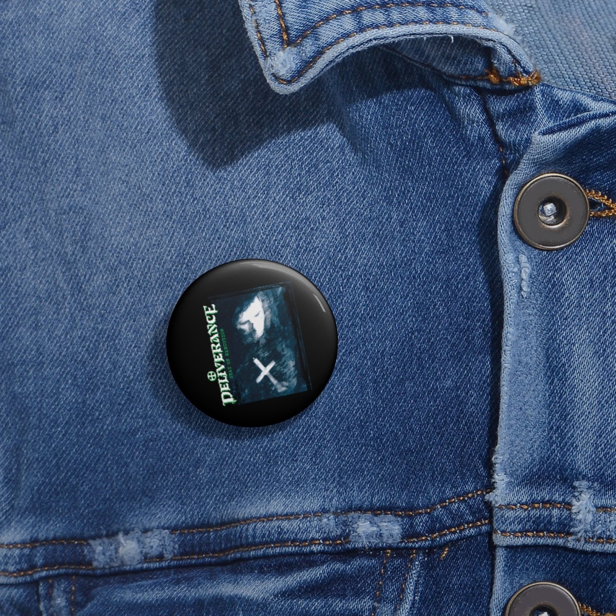 Deliverance – Stay of Execution (Dark) Pin Buttons