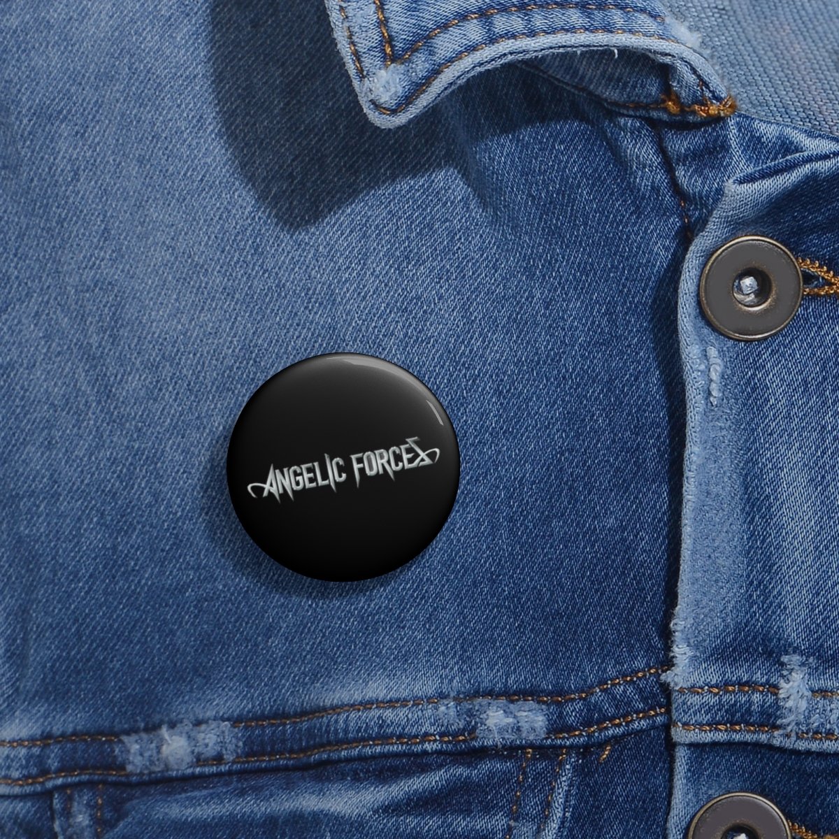 Angelic Forces New Logo Pin Buttons