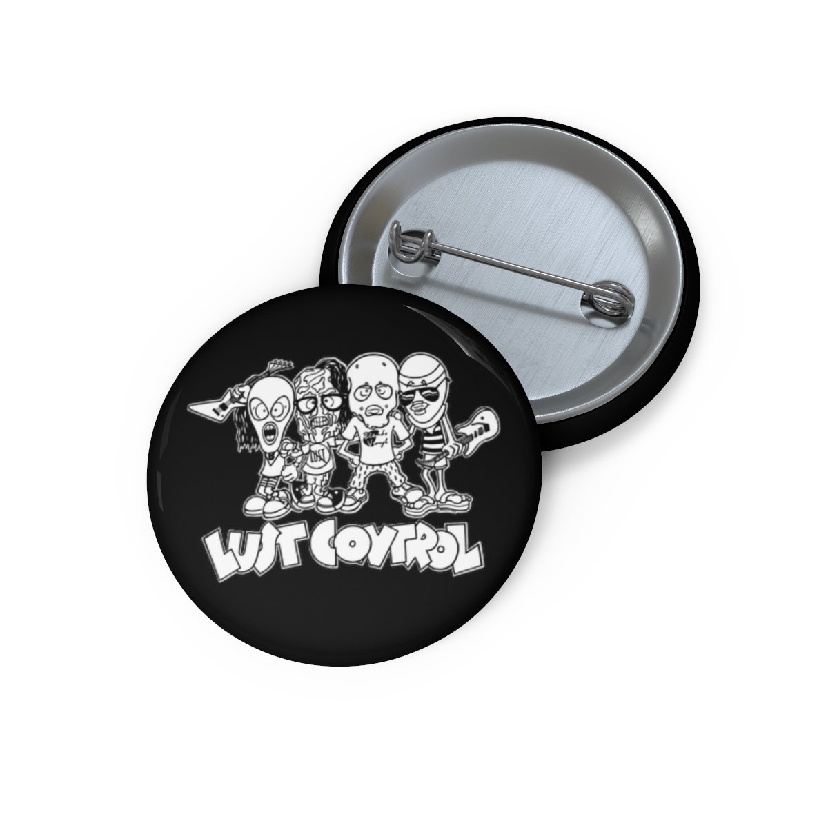 Lust Control Cartoon Characters Pin Buttons