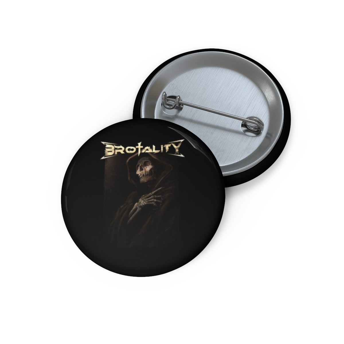 Brotality Reaper Pin Buttons
