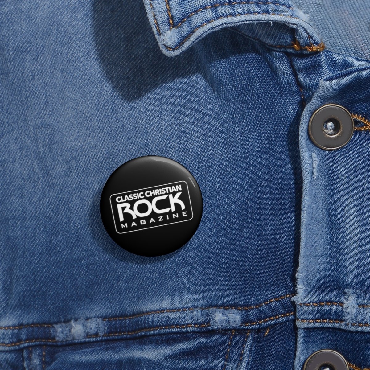 Classic Christian Rock Magazine Pin Buttons