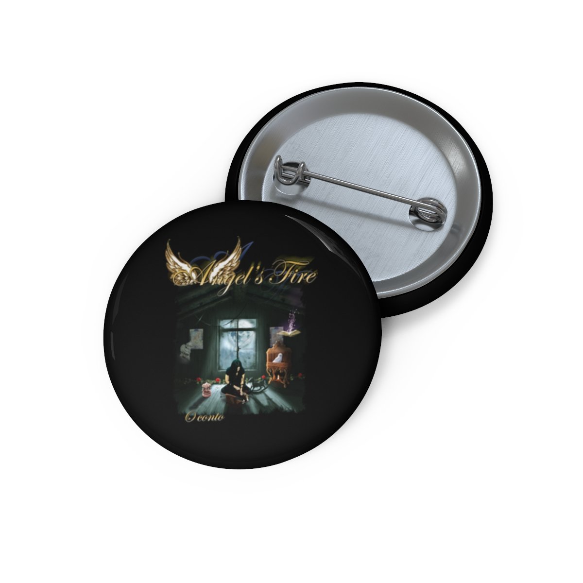 Angel’s Fire – O Conto Pin Buttons