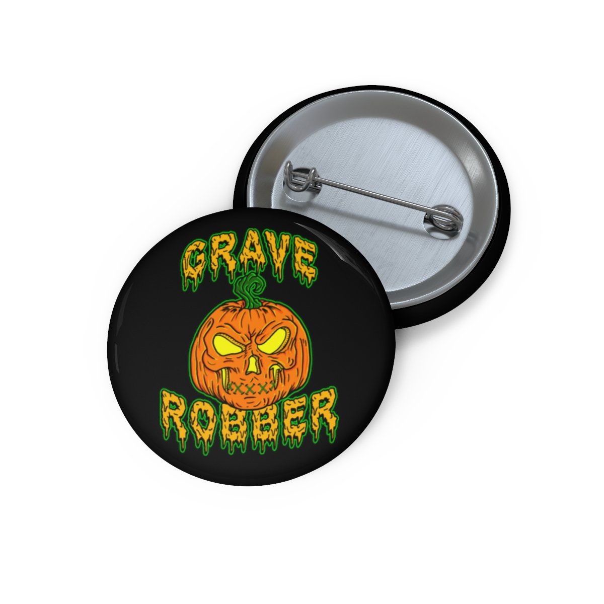 Grave Robber Pumpkin 2021 Version Pin Buttons
