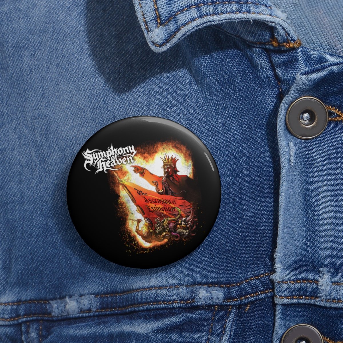 Symphony of Heaven – The Ascension of Extinction Pin Buttons
