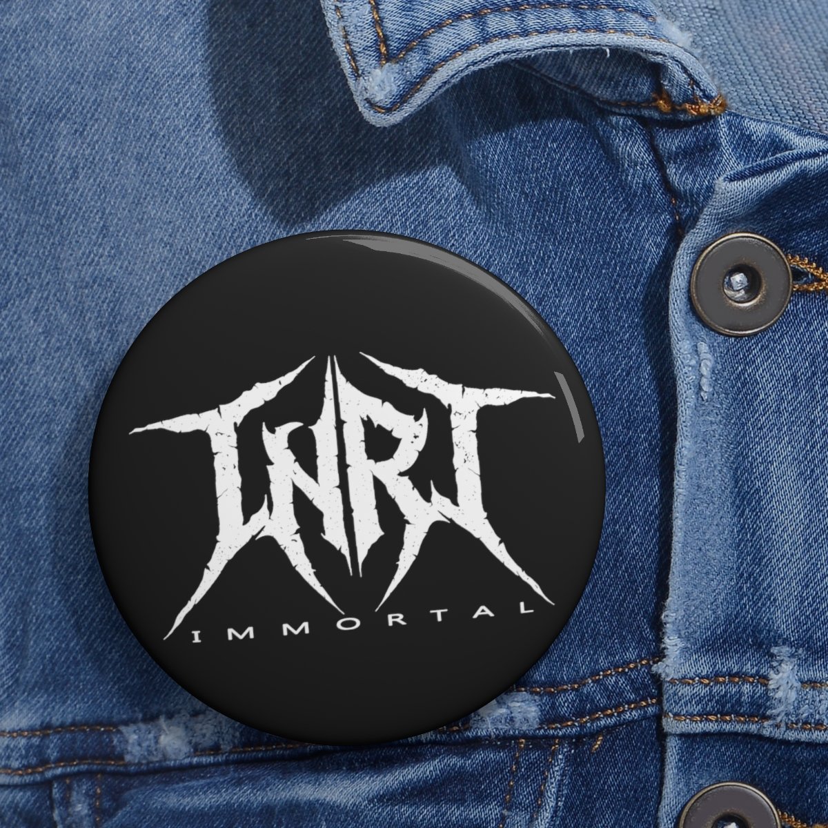 INRI Immortal Logo Pin Buttons