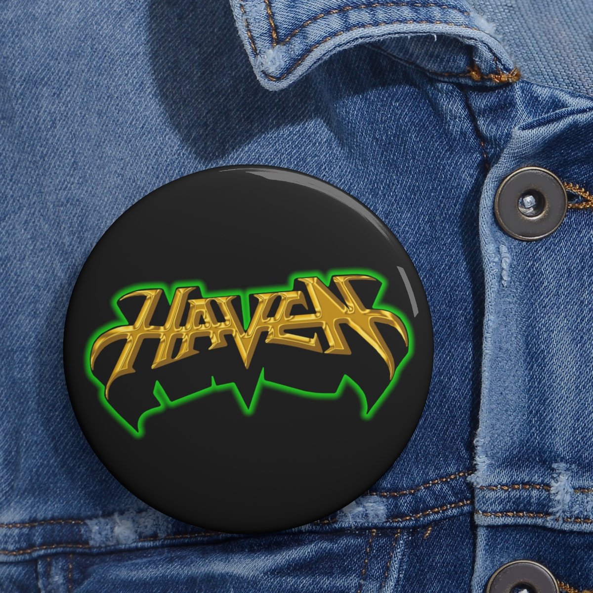 Haven III Logo Pin Buttons