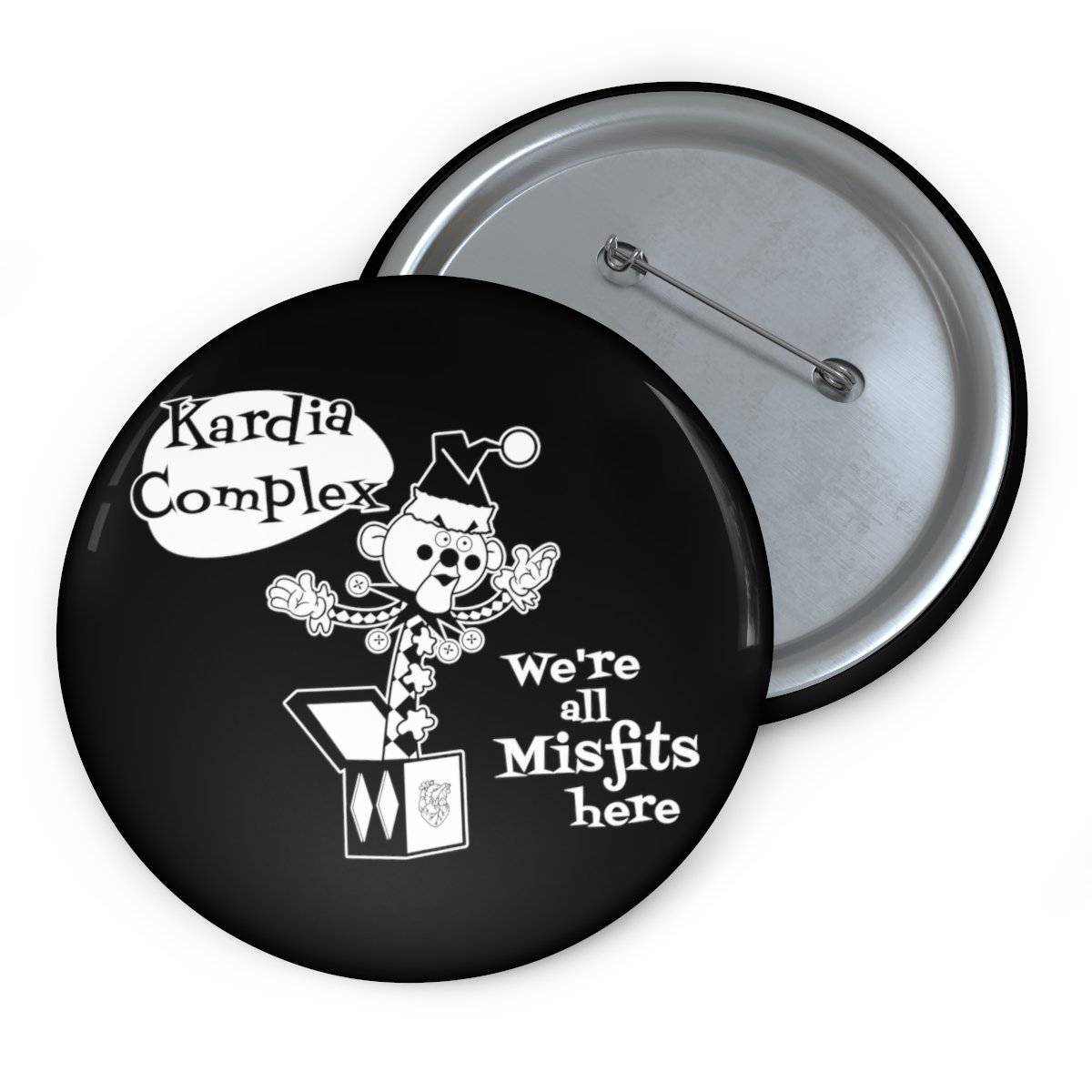 Kardia Complex – We’re All Misfits Here Pin Buttons