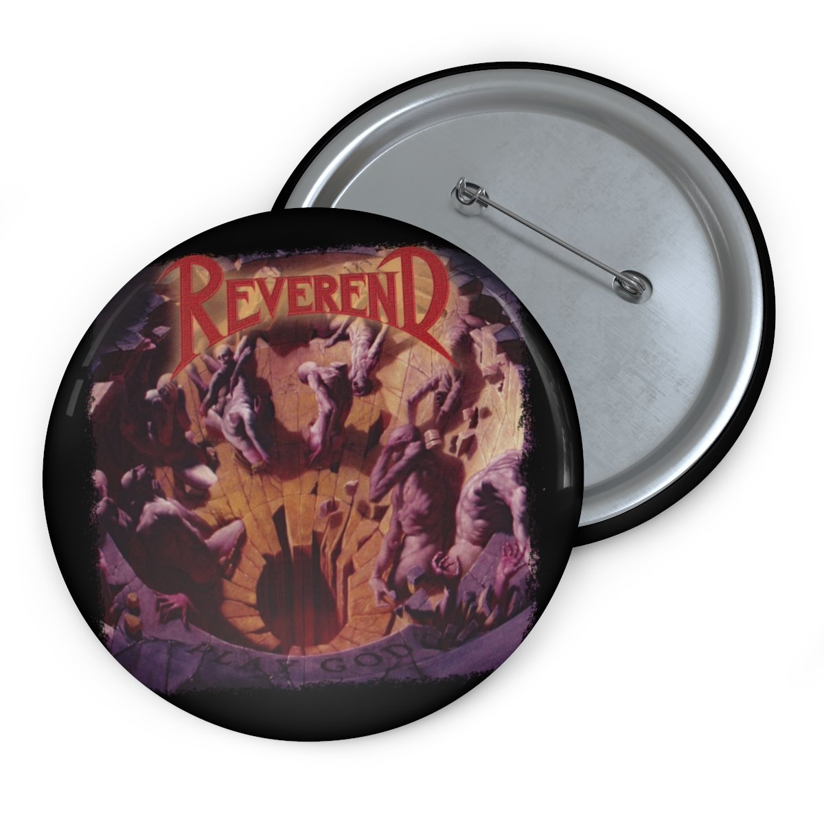 Reverend – Play God Pin Buttons